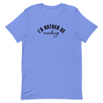 I'd rather be reading Unisex t-shirt