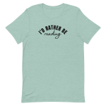 I'd rather be reading Unisex t-shirt - Image 3