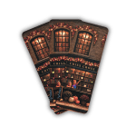 Criss Cross fall Bookmark