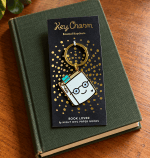 Book with glasses Keychain - Image 3